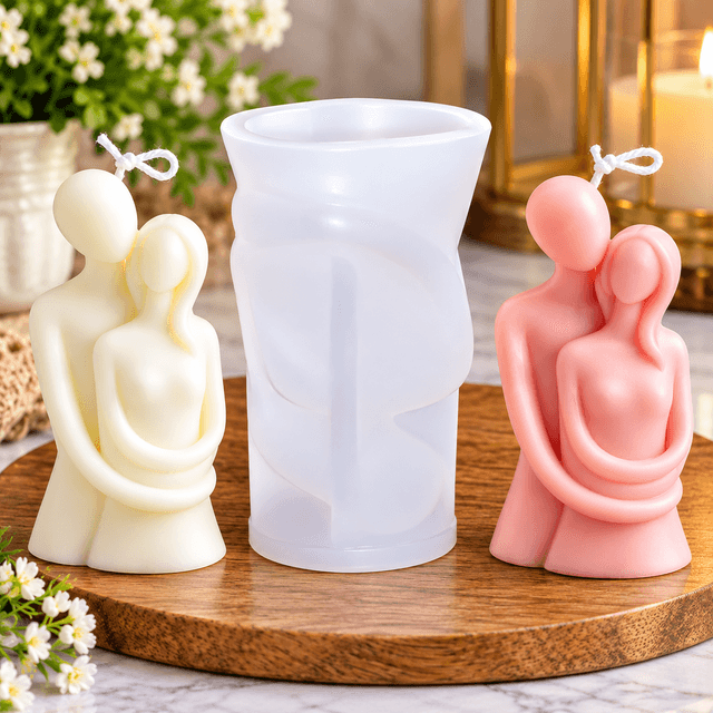 Couple Hug Candle Mold