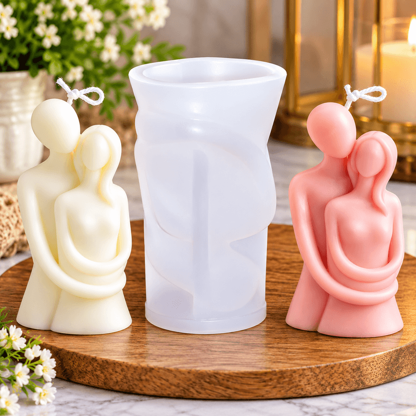 Couple Hug Candle Mold - Image 1