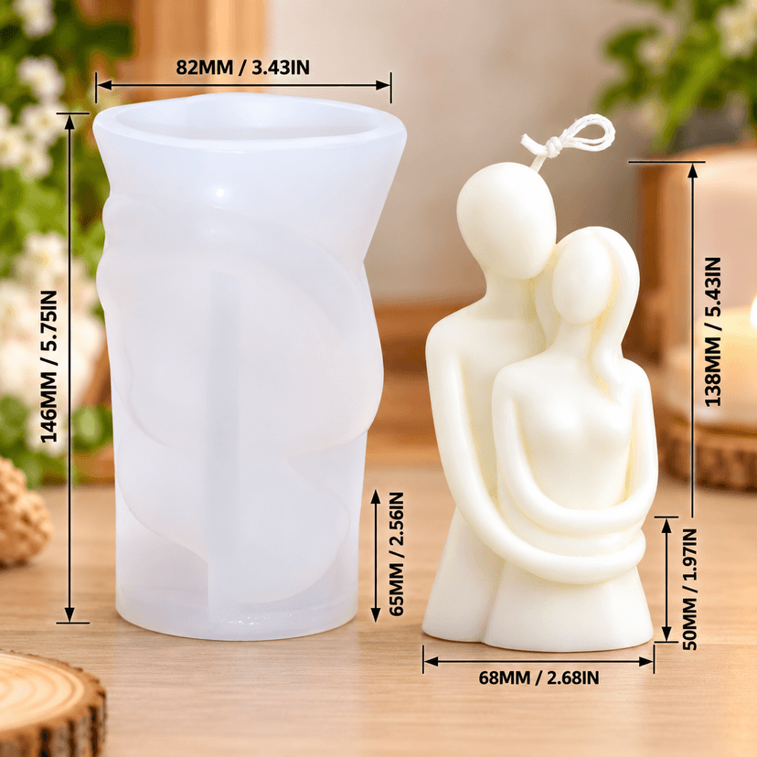 Couple Hug Candle Mold - Image 2